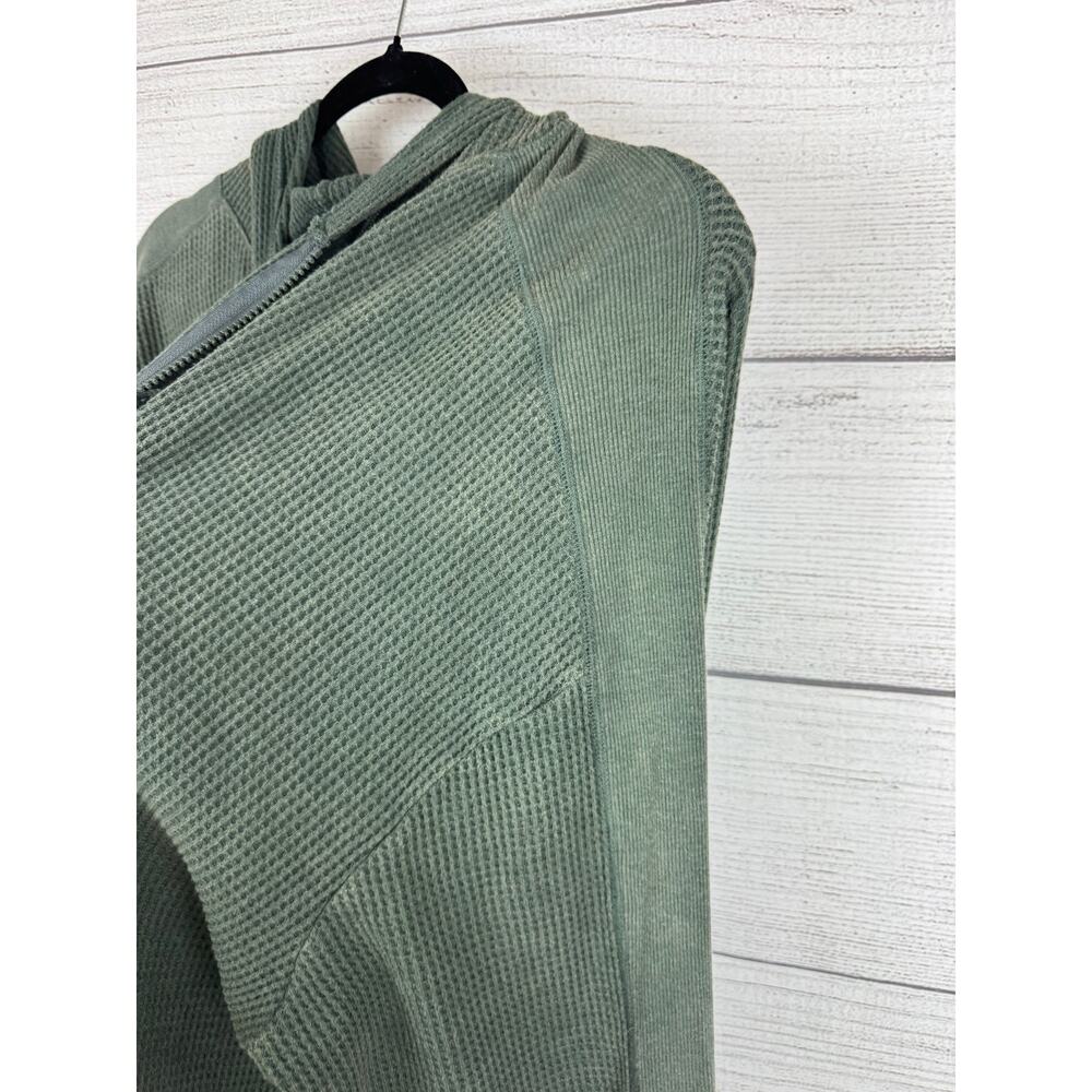 Terra & Sky Plus Size Green Washed Waffle Knit Matching Lounge Set Size 3X/4X - Picture 7 of 15
